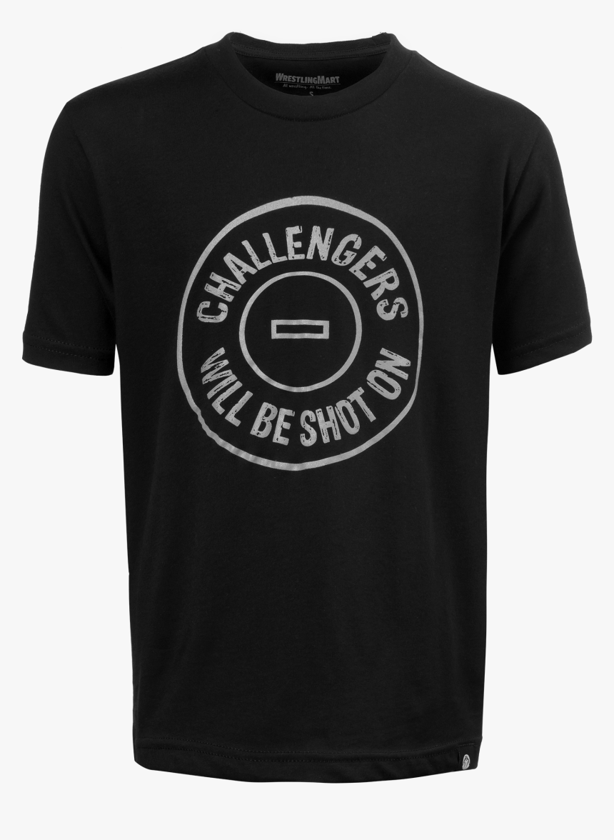 Youth Bullet Tee Black Grey Back - Active Shirt, HD Png Download