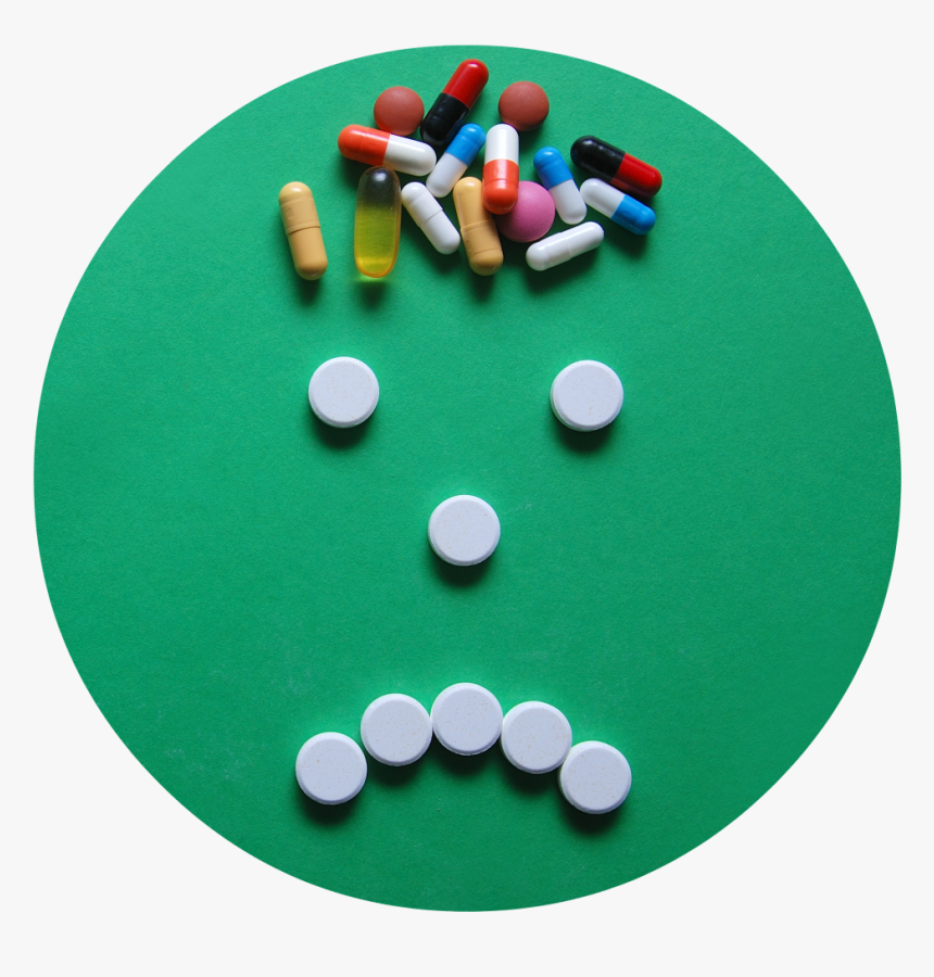 Sad Face Pills, HD Png Download