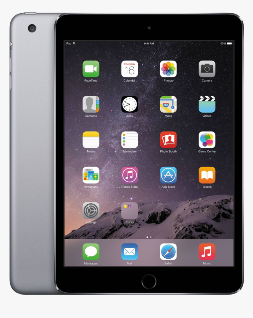 Ipad Mini 4 Png - Ipad Mini 1 Space Grey, Transparent Png