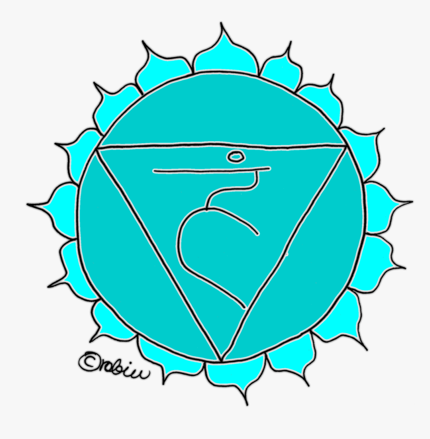 Fifth Chakra Vishuddha Chakra Throat Chakra - Circle, HD Png Download