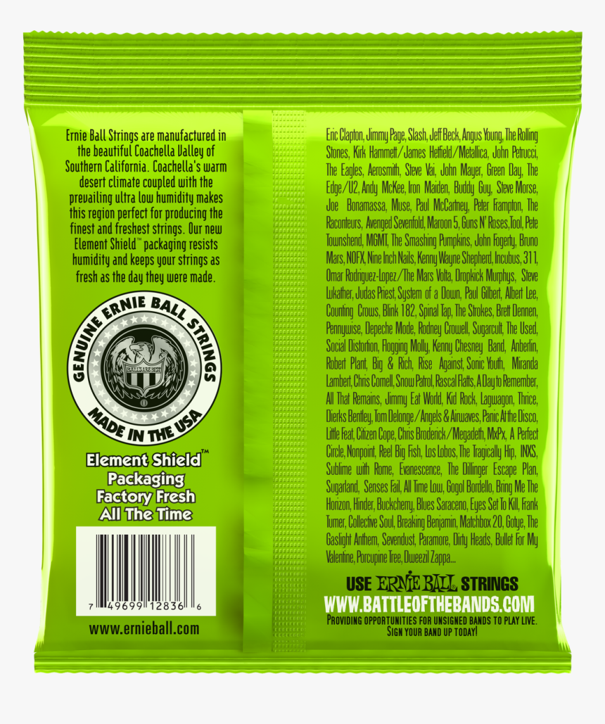 Ernie Ball Regular Slinky 5-string Nickel Wound Electric, HD Png Download