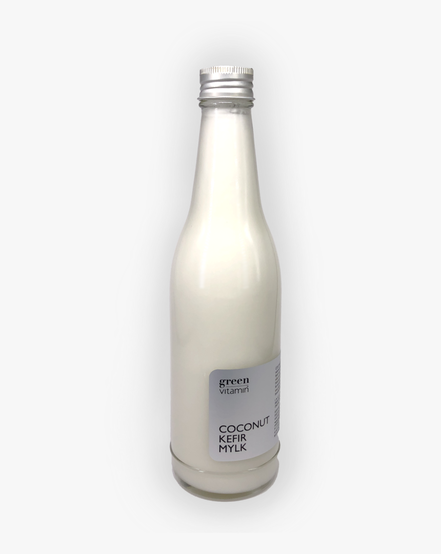 Gv Kefir Mylk Transparent - Glass Bottle, HD Png Download