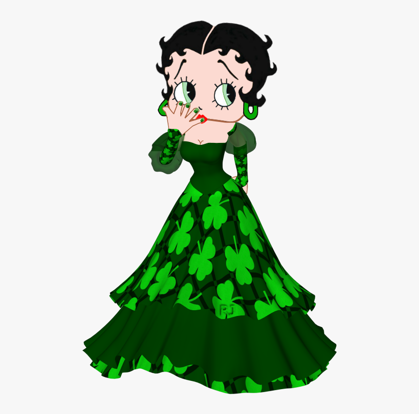 Betty Boop 🍀 Kiss Me I M Irish - Betty Boop, HD Png Download