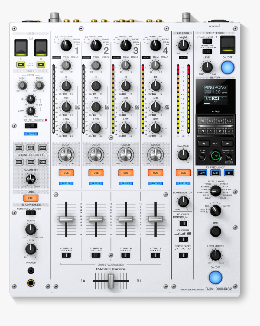 Djm 900nxs2 W White Ltd Edition - Cdj 2000 Nxs2 White, HD Png Download