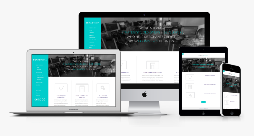 Mobile Friendly Website Development Services - Web Design Responsive Mockup, HD Png Download