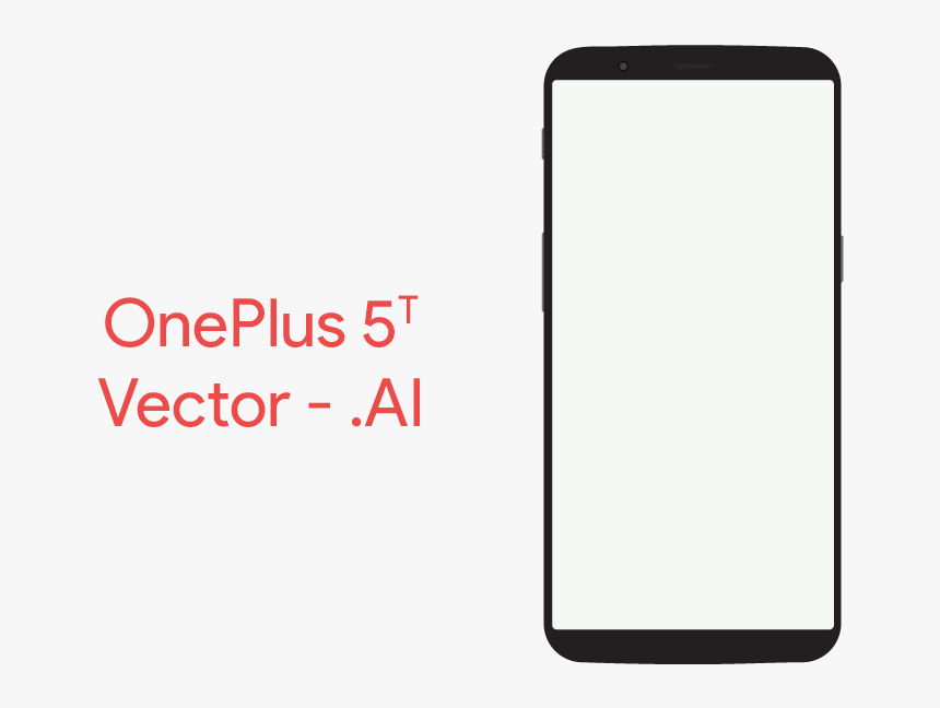 One Plus Flat Mockup, HD Png Download