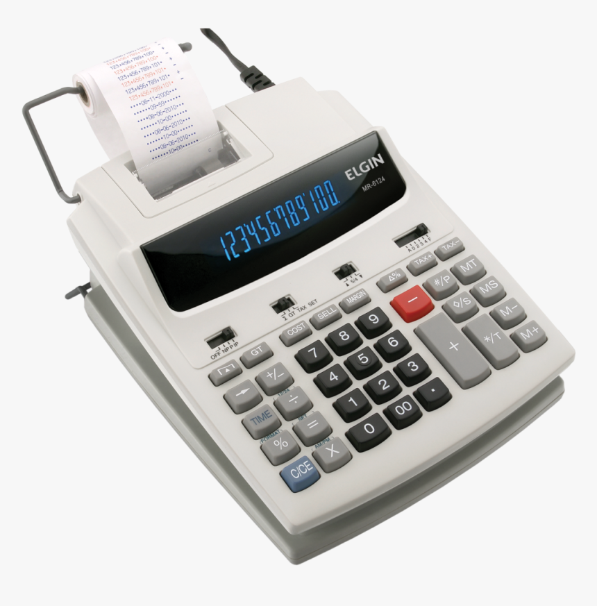 Mesa Com Impressão - Calculadora Eletronica, HD Png Download