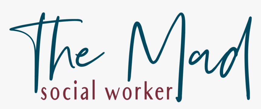 The Mad Social Worker V3 Logo 1 - Calligraphy, HD Png Download