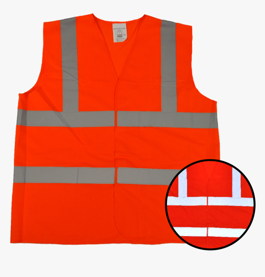High Visibility Flourescent Safety Vest - Sweater Vest, HD Png Download