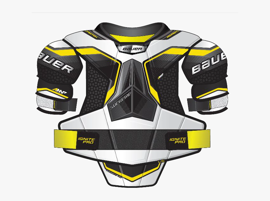 Bauer Supreme Ignite Pro Shoulder Pads - Lacrosse Protective Gear, HD Png Download