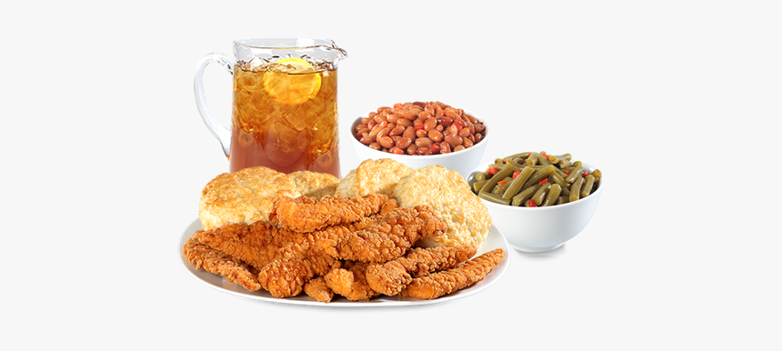12 Piece Tailgate Supreme Chicken Biscuits Pinto Beans - Fried Food, HD Png Download
