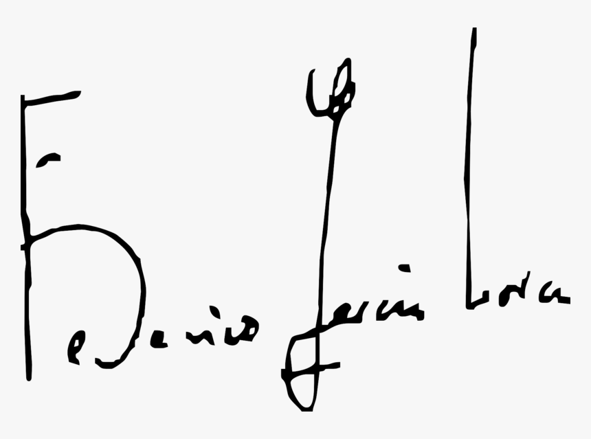 Federico Garcia Lorca Signature, HD Png Download
