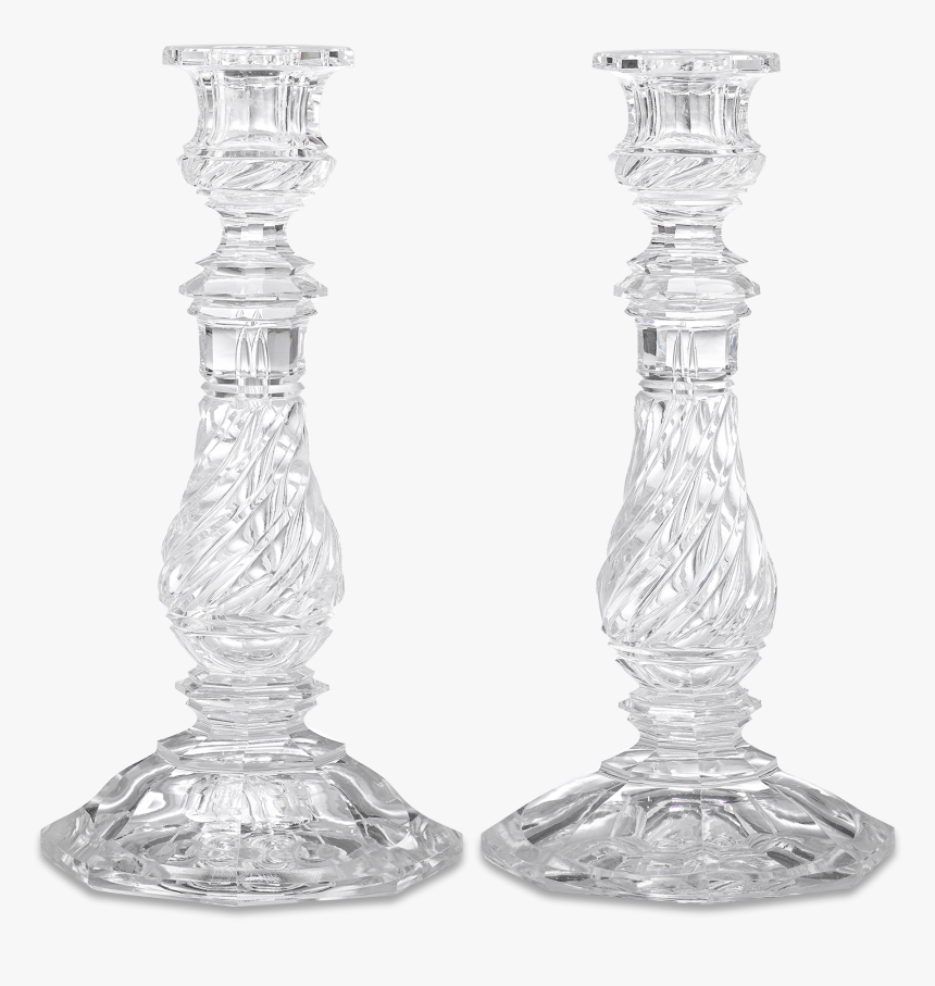 Antique Swirl Glass Candlestick, HD Png Download