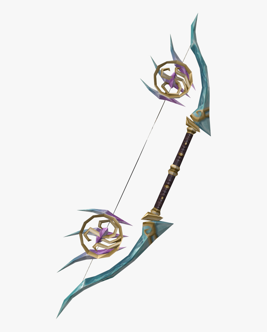 The Runescape Wiki - Crystal Bow And Arrow, HD Png Download