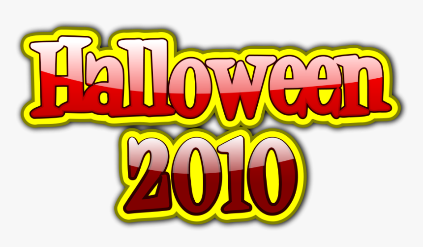 Halloween 2010 3d Clipart - Graphics, HD Png Download