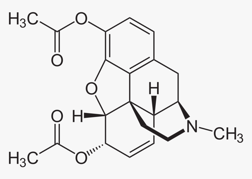 Structure Of Codeine, HD Png Download