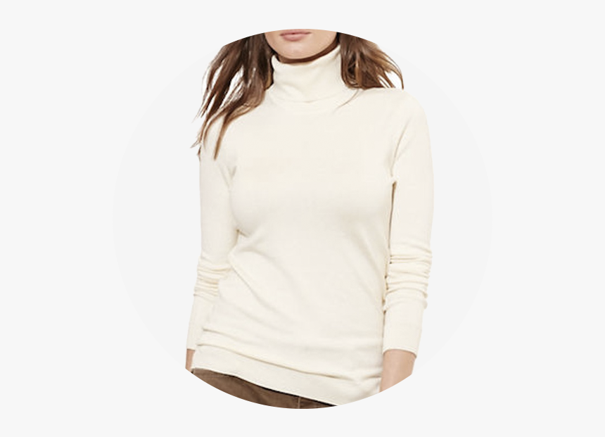 Lauren Ralph Lauren Turtleneck Sweater - Long-sleeved T-shirt, HD Png Download