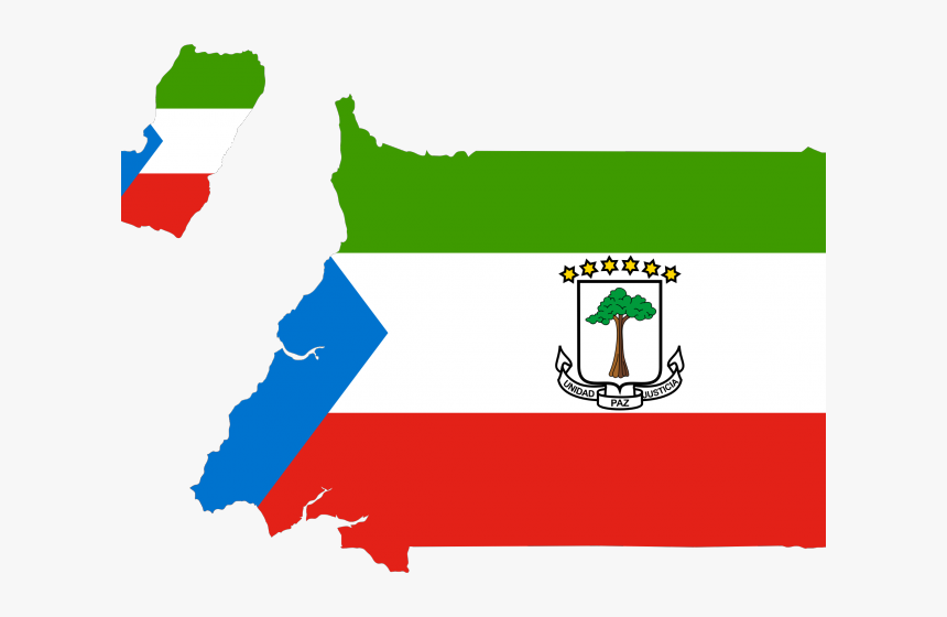 World Map Flag Clipart Png - Equatorial Guinea Flag Country, Transparent Png
