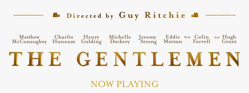 The Gentlemen - Gentlemen Movie Logo Png, Transparent Png