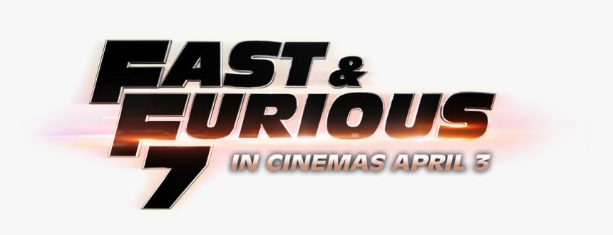 Fast And Furious 7 Logo Png, Transparent Png