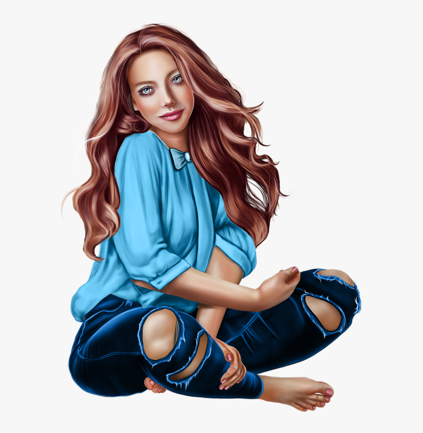 3d Girl, 3d Artist, Girls Clips, Glam Girl, Girly, - Png 3d Girl, Transparent Png