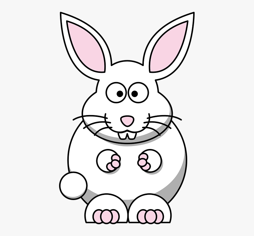 Cartoon Easter Bunny, HD Png Download