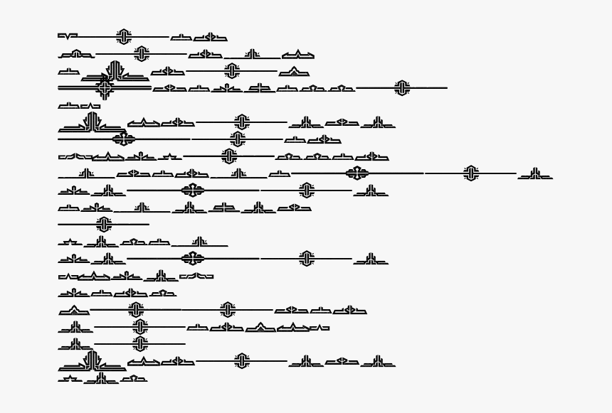 24pt Black Edge Vintage Ornaments - Parallel, HD Png Download