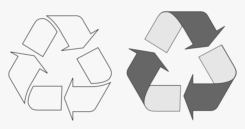 Line Art,head,angle - Logo Reciclaje Blanco Png, Transparent Png