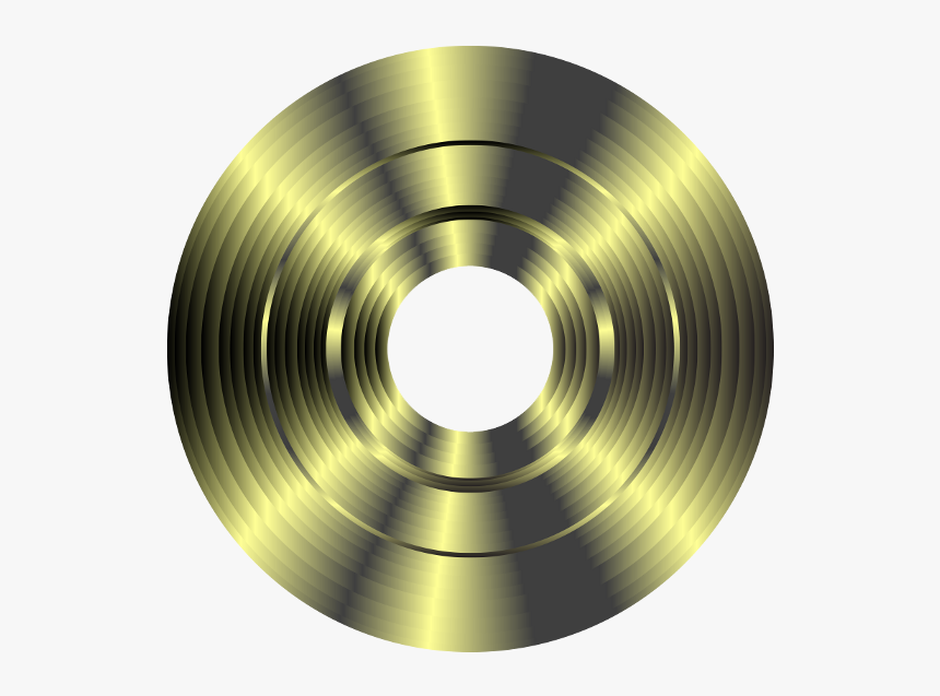 Clip Royalty Free Phonograph Royalty Free Clip Art - Png Gold Vinyl Record, Transparent Png
