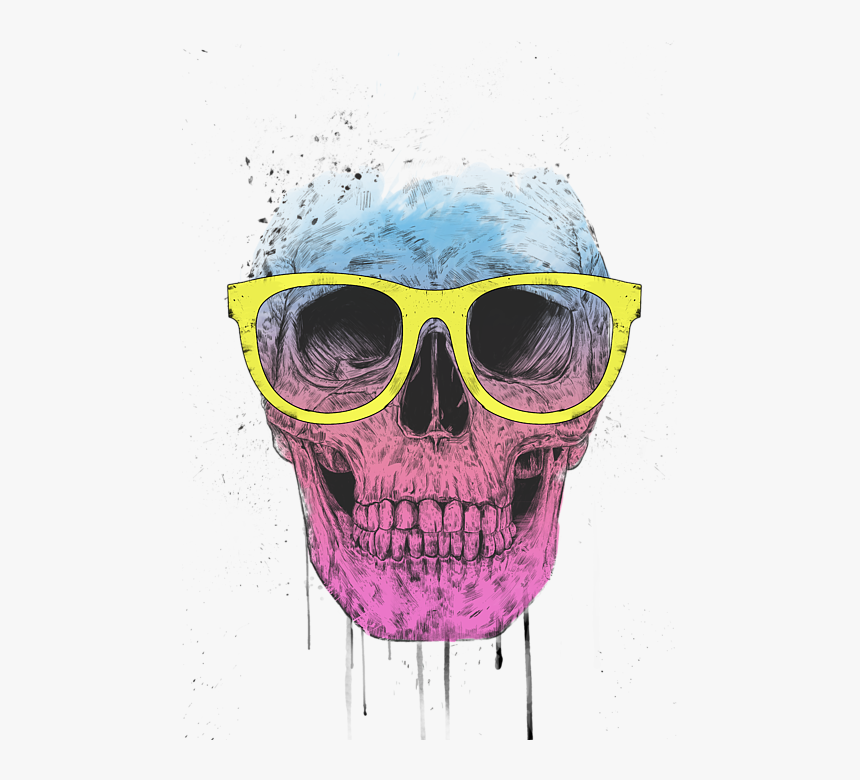 Pop Art Skull, HD Png Download
