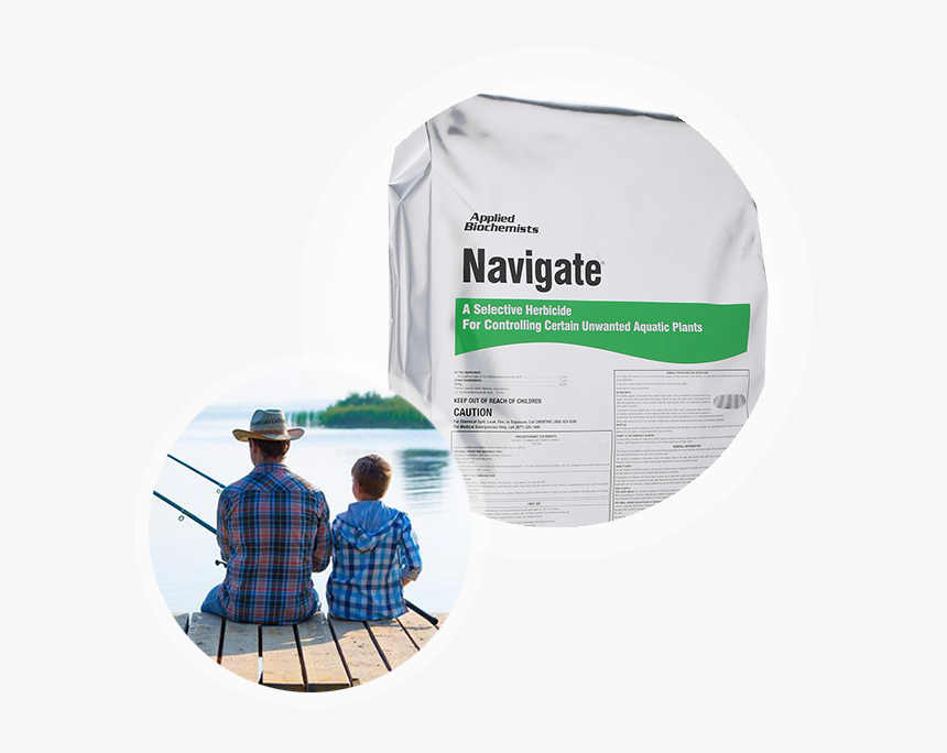 Navigate Selective Herbicide Bag With Lake And Father - Cargadas De Boca A River, HD Png Download