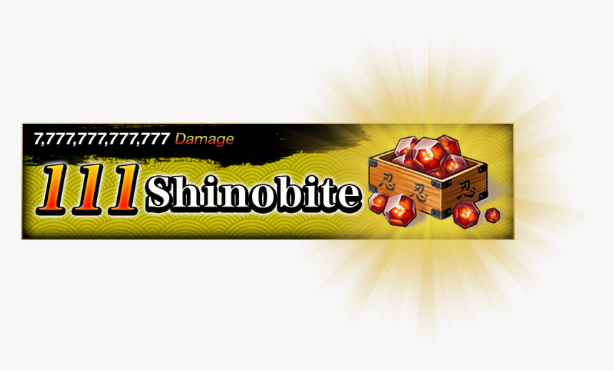 7,777,777,777,777 Damage 111 Shinobite , Png Download - Illustration, Transparent Png