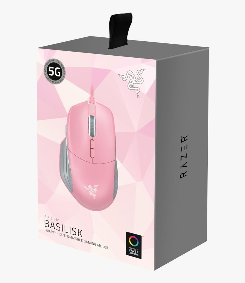 Razer Razer Basilisk - Razer Basilisk Mercury White, HD Png Download