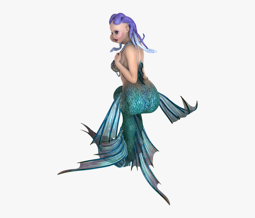 Sirena Dibujo, HD Png Download