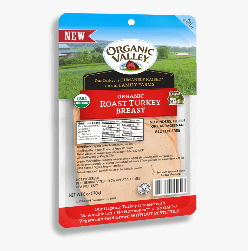Organic Turkey Breast Sliced, HD Png Download