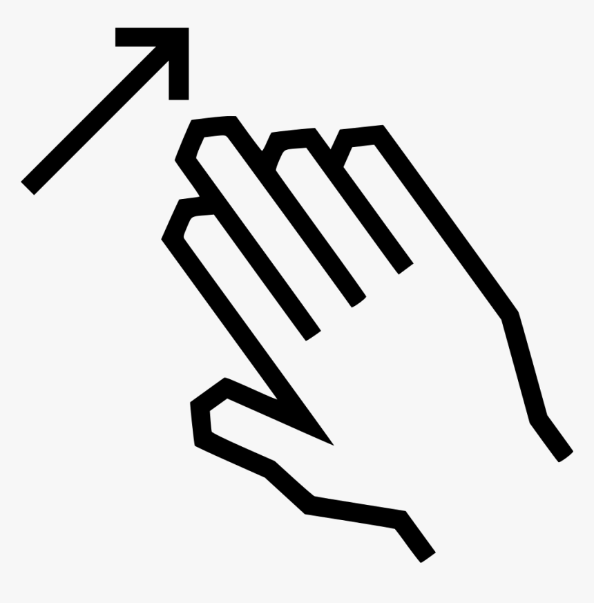Swipe Up Arrow - Swipe Down, HD Png Download
