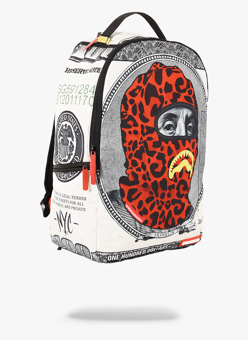 Sprayground Ski Mask Hunnid Backpack, HD Png Download