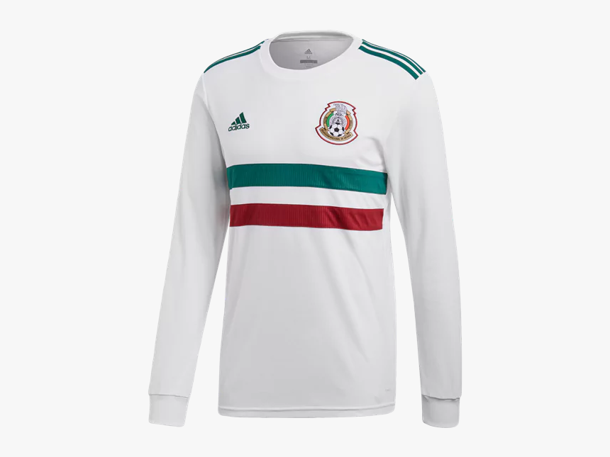 Mexico White Jersey Long Sleeve, HD Png Download