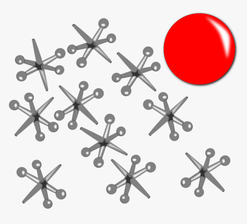 Game Jacks Ball S - Jacks Clipart, HD Png Download