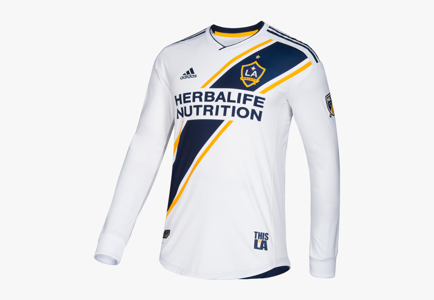 La Galaxy Primary Authentic Long Sleeve Jersey - La Galaxy Team Jersey, HD Png Download