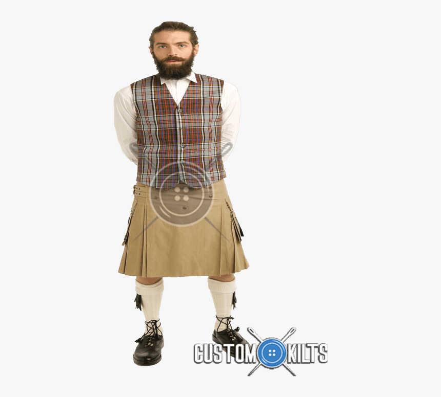 Tartan Casual Waistcoat - Kilt, HD Png Download