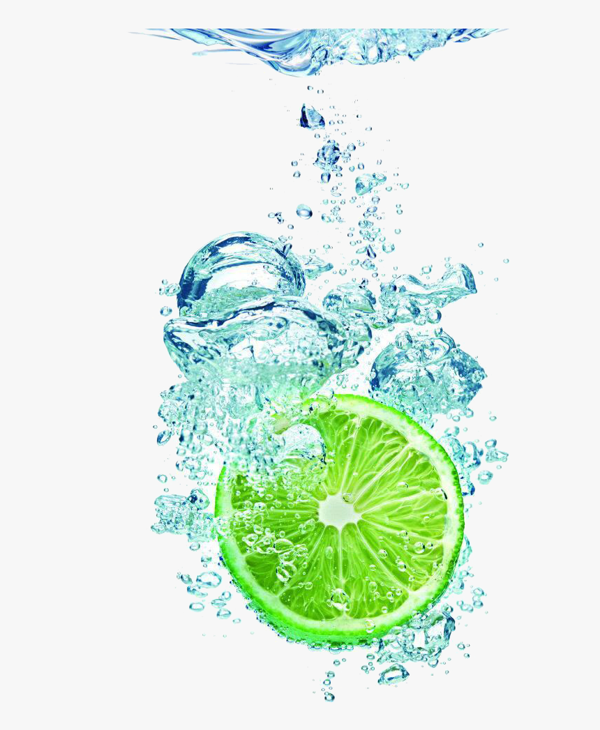 Lemon With Water Png, Transparent Png