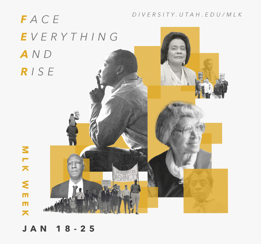 Face Everything And Rise Mlk, HD Png Download
