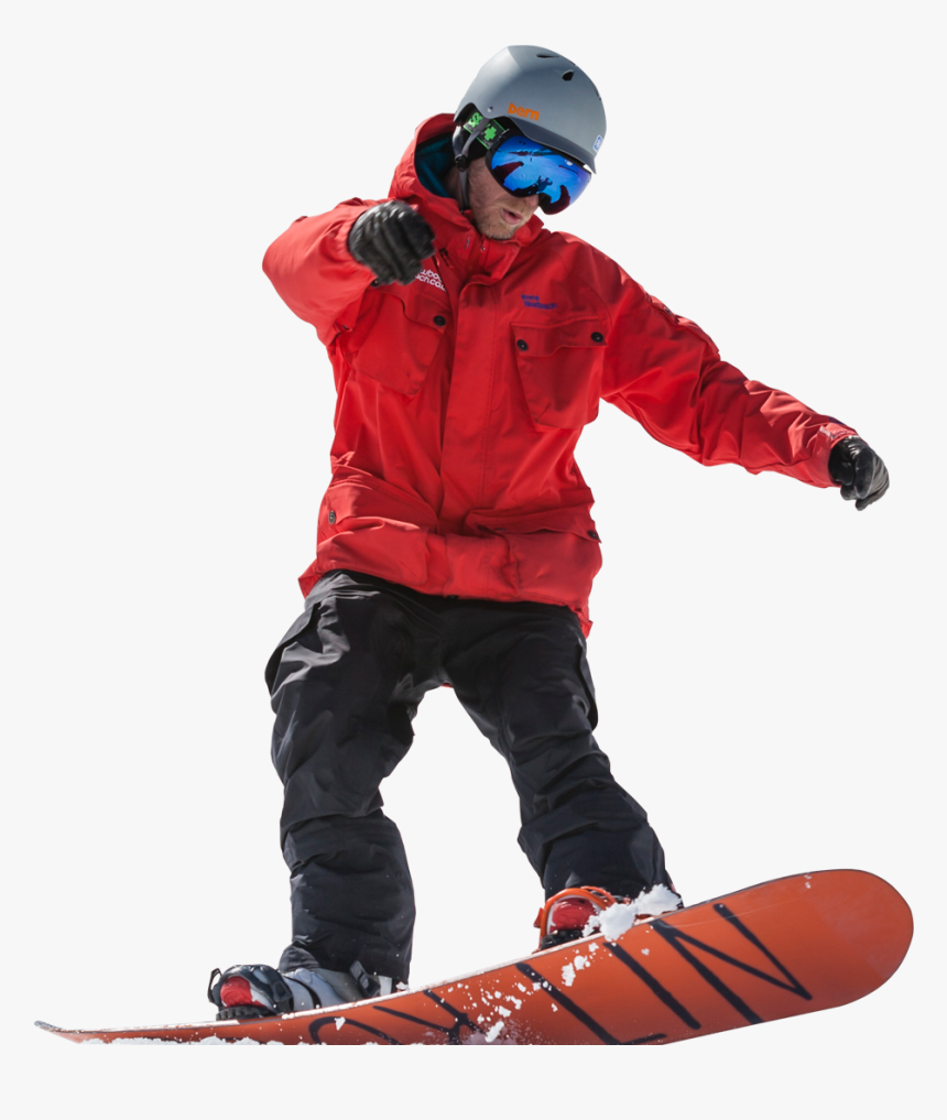 Big Top, Snowboarder In Powder Snow - Snowboarder Transparent, HD Png Download