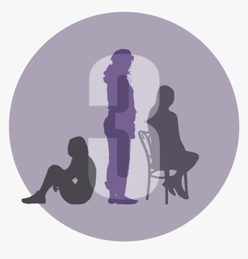 Marie Ernst 3 Women - Silhouette, HD Png Download