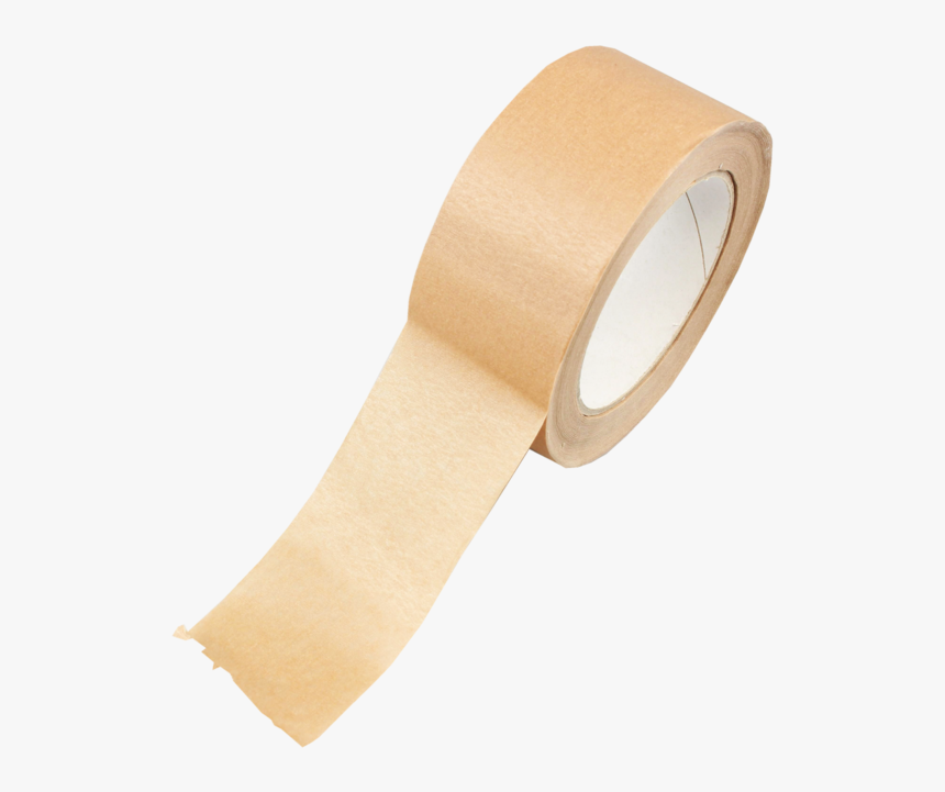Tape, Paper Tape, 50mm, 50m, Brown - Papier Kleefband, HD Png Download
