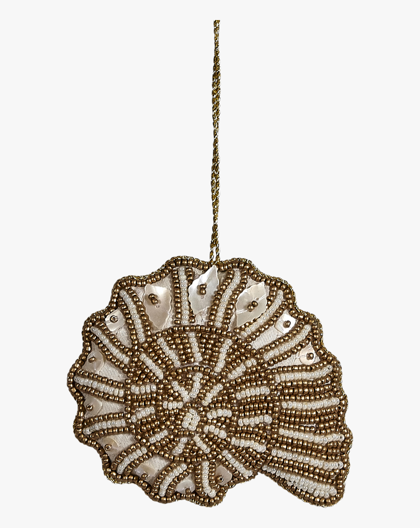 Nautilus Gold Mop & Bead Ornament - Locket, HD Png Download