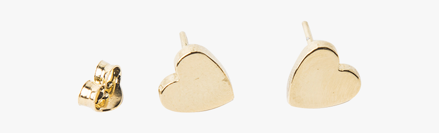 Imagen De Single Broken Filled Heart Stud Earring - Earrings, HD Png Download