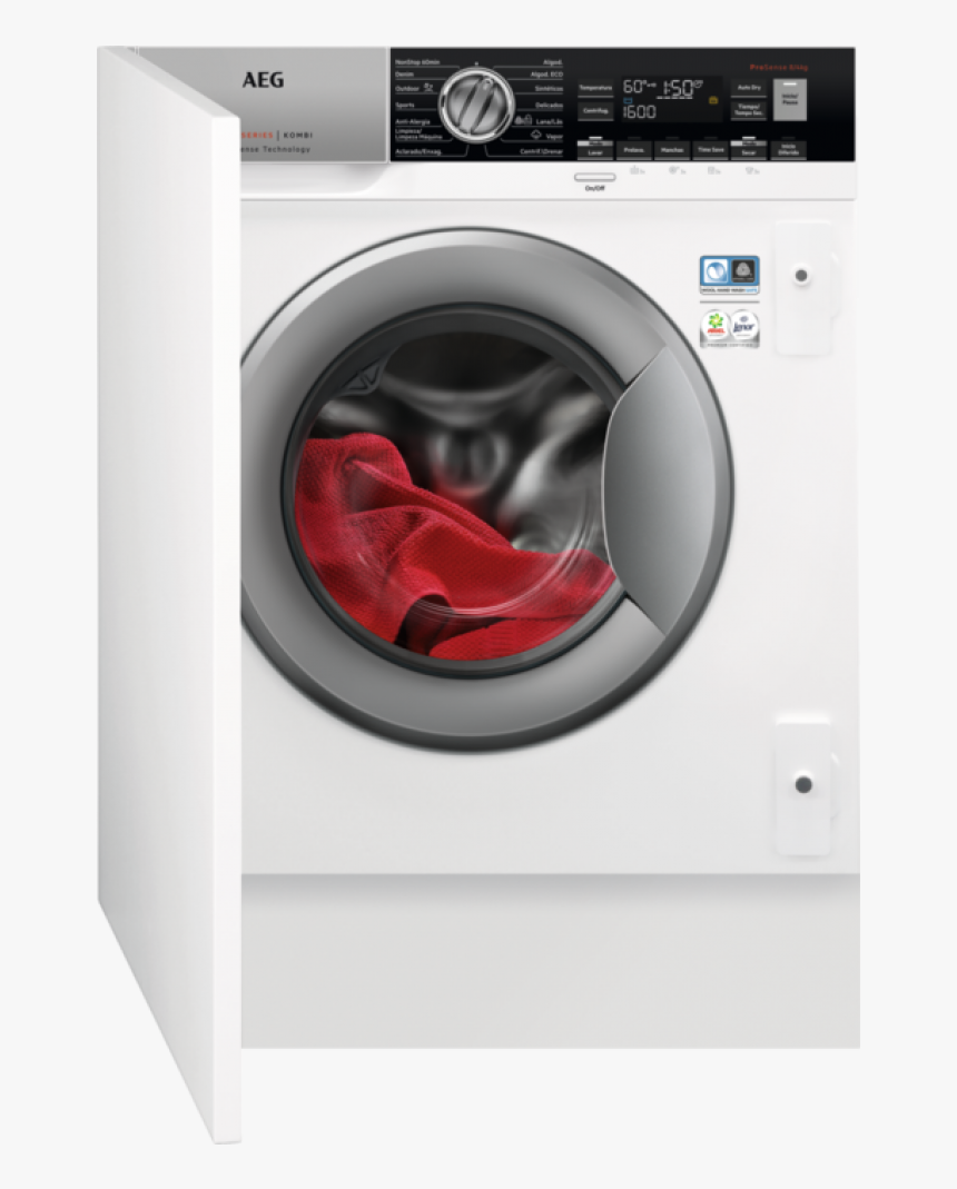Lavadora Secadora Integrable Aeg L7wec842bi - Aeg Integrated Washing Machine, HD Png Download