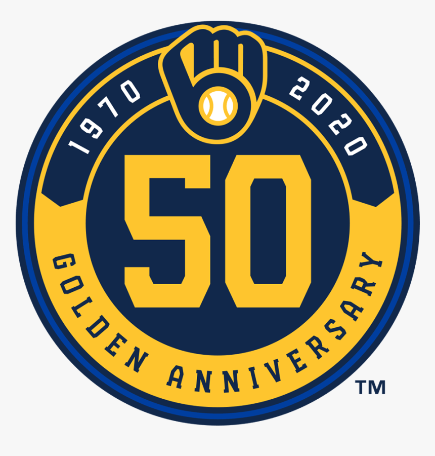 Milwaukee Brewers 50th Anniversary Logo, HD Png Download
